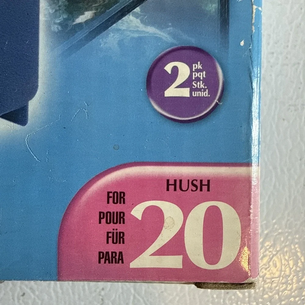 Power Filter Elite Hush 20 For 20 Gallon Aquarium Filter. A-72